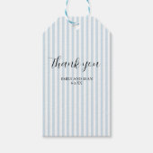 Aangepaste bruiloft naam Dank u Cadeaulabel (Voorkant)