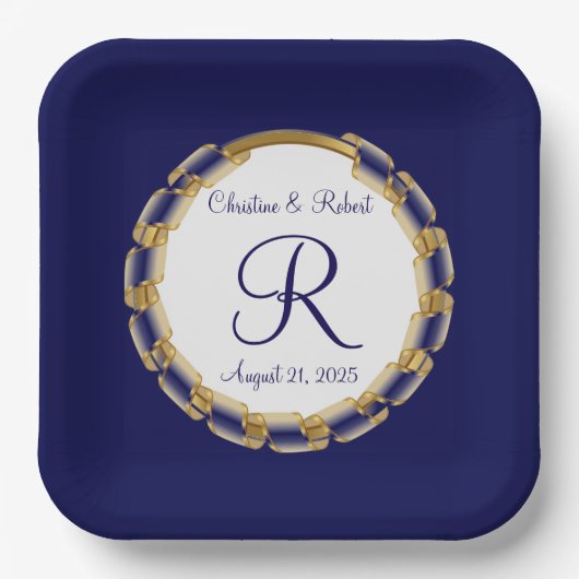 Aangepaste bruiloft of Jubileum Papier Bord (Voorkant)