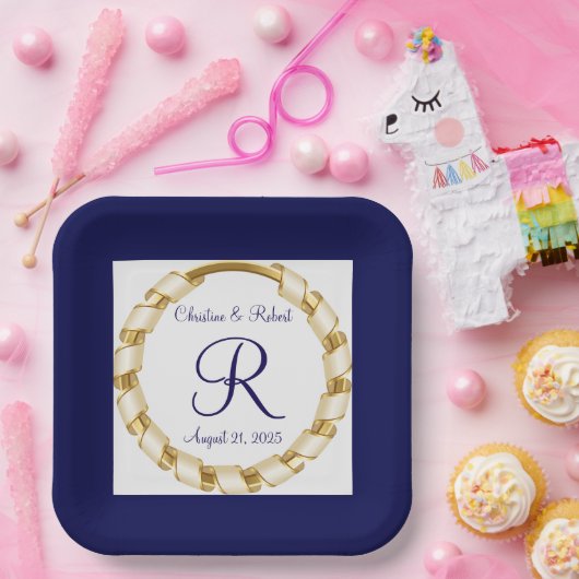 Aangepaste bruiloft of Jubileum Papier Bord (Feest)