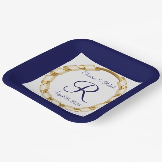 Aangepaste bruiloft of Jubileum Papier Bord (Gebogen)