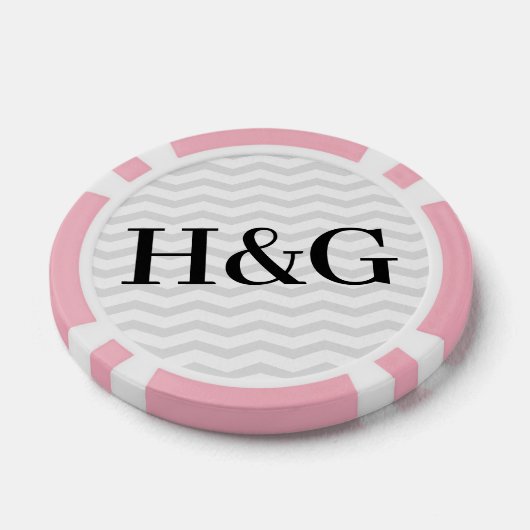 Aangepaste bruiloft partij poker chips voor 1 grat (Enkel)