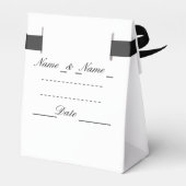 Aangepaste bruiloft Party Favor geschenkzakken Bedankdoosjes (Achterkant)