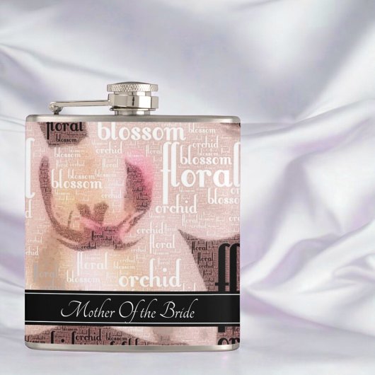 Aangepaste Bruiloft Party Roos Gouden Moeder van d Heupfles