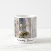 Aangepaste bruiloft planner foto Mok (Center)