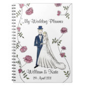 Aangepaste bruiloft Planner-laptop Notitieboek (Voorkant)