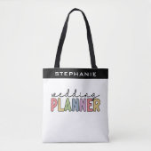 Aangepaste bruiloft planner tote bag (Voorkant)