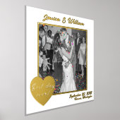 Aangepaste bruiloft Prints voor beste dag ooit Fol (Laagn)