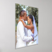 Aangepaste bruiloft Prints voor beste dag ooit Fol (Laagn)