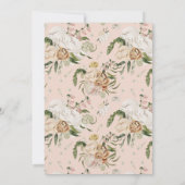 Aangepaste bruiloft repetitie diner kaart (Achterkant)