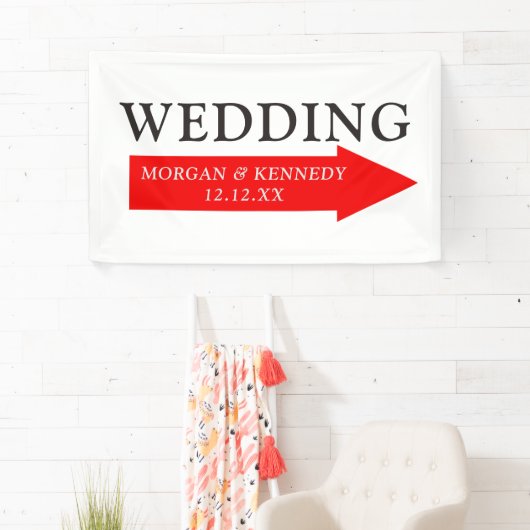 Aangepaste bruiloft richting Banner (Insitu)