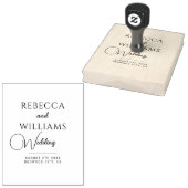 Aangepaste bruiloft rubberstempel (Gestempeld)
