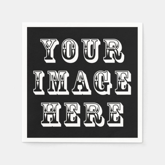 Aangepaste bruiloft servetten (Voorkant)