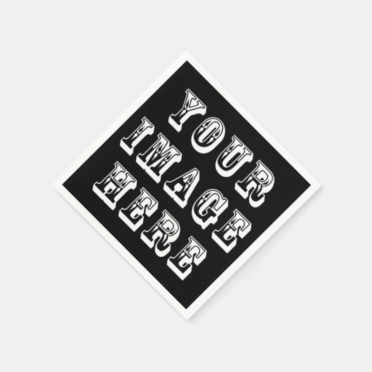 Aangepaste bruiloft servetten (Hoek)