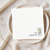 Aangepaste bruiloft servetten gin & tonic cocktail