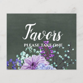Aangepaste bruiloft Signs Chalkboard Paarse Mint F