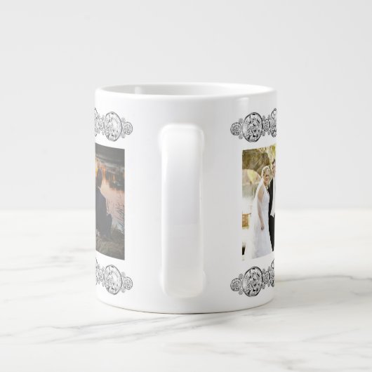 Aangepaste bruiloft Specialty Mok (Achterkant)