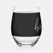 Aangepaste bruiloft Stenless wijnglas gunst Wijnglas Zonder Voet (Rechts)