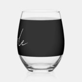 Aangepaste bruiloft Stenless wijnglas gunst Wijnglas Zonder Voet (Links)