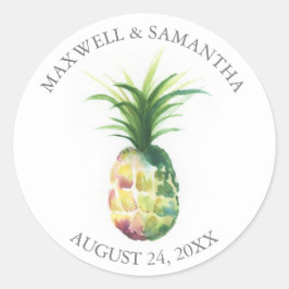Aangepaste bruiloft Stickers voor Favorieten Anana