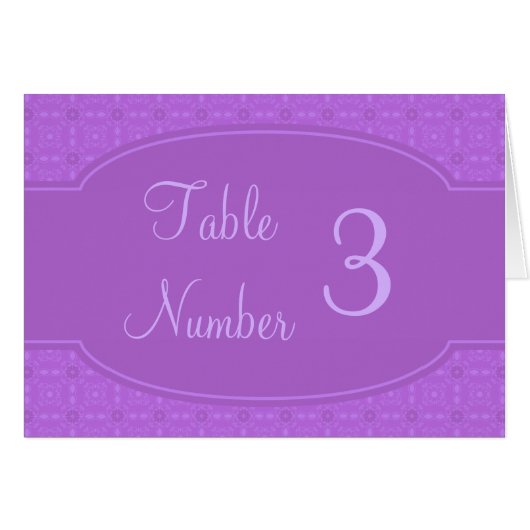 Aangepaste bruiloft-tabelkaarten (Voorkant Horizontaal)