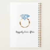 Aangepaste bruiloft voor diamanten Ring Planner (Achterkant)