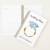 Aangepaste bruiloft voor diamanten Ring Planner (Display)