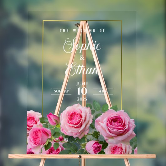 Aangepaste bruiloft welkom acryl teken acryl bord (Neutraal)