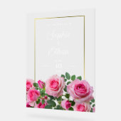 Aangepaste bruiloft welkom acryl teken acryl bord (Hoek)