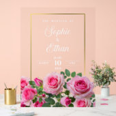 Aangepaste bruiloft welkom acryl teken acryl bord (Huwelijk)