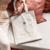 aangepaste bruiloft welkom in San Diego canvas tas