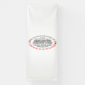 Aangepaste bruiloft Welkom Teken 10 'x 4' Vinyl Ba Spandoek (Verticaal)