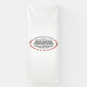 Aangepaste bruiloft Welkom Teken 10 'x 4' Vinyl Ba Spandoek