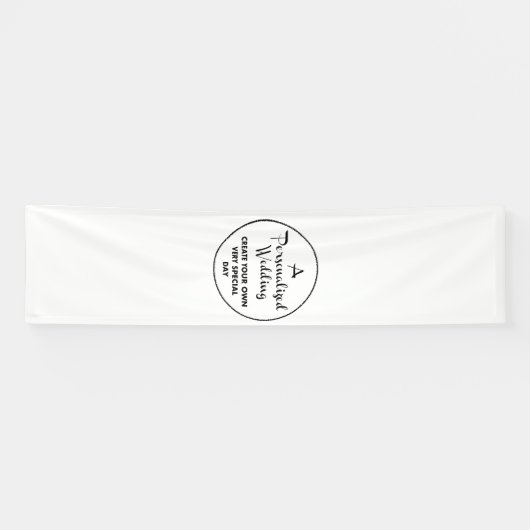 Aangepaste bruiloft Welkom Teken 10'x2.5' Vinyl Ba Spandoek (Horizontaal)