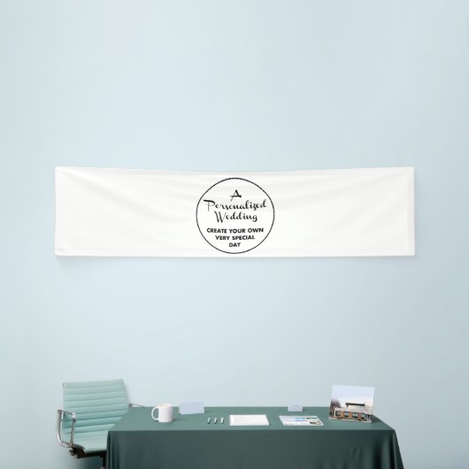 Aangepaste bruiloft Welkom Teken 2.5'x10' Vinyl Ba Spandoek (Beurs)