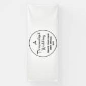 Aangepaste bruiloft Welkom Teken 4 'x 10' Vinyl Ba Spandoek (Verticaal)