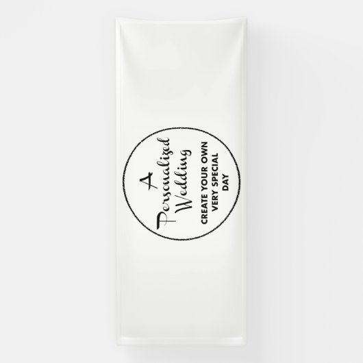 Aangepaste bruiloft Welkom Teken 4 'x 10' Vinyl Ba Spandoek (Verticaal)