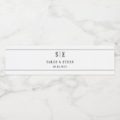 Aangepaste bruiloft Welkom Vrijgezellenfeest Party Waterfles Etiket (Enkel label)