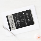 aangepaste bruiloft wijn fles label maid of Honor (Envelop)