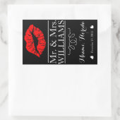 aangepaste bruiloft wijn fles label tafel centrum  (Tas)