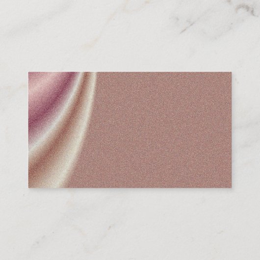 Aangepaste bruine abstracte draping naamkaart visitekaartje (Achterkant)