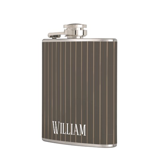 Aangepaste bruine retrorpes heupfles (Links)