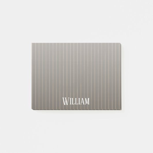 Aangepaste bruine retrorpes post-it® notes (Voorkant)