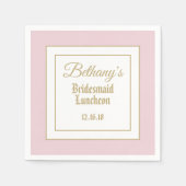 Aangepaste bruinmaïde maffia-luiers servet (Voorkant)