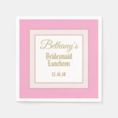 Aangepaste bruinmaïde maffia-luiers servet (Voorkant)