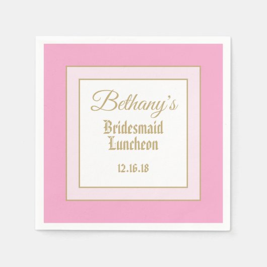 Aangepaste bruinmaïde maffia-luiers servet (Voorkant)