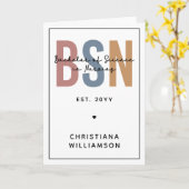 Aangepaste BSN Bachelor of Science in de Verpleegk Kaart (Gele Bloem)