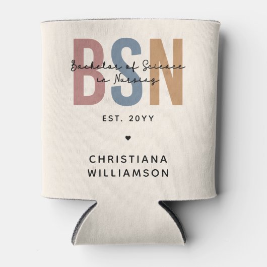 Aangepaste BSN Bachelor of Science in Verpleegkund Blikjeskoeler (Voorkant)