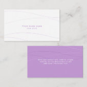 Aangepaste Budget Moderne Abstracte Golven Visitek Informatiekaartje (Voorkant / Achterkant)