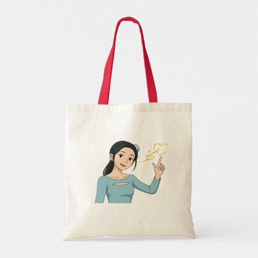 Aangepaste Budget Tote Tas – 100% Katoen, Milieuvr (Achterkant)