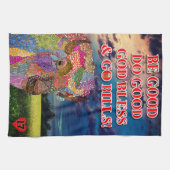 Aangepaste Buffalo Amerikaanse Bison Keuken Handdo Theedoek (Horizontaal)